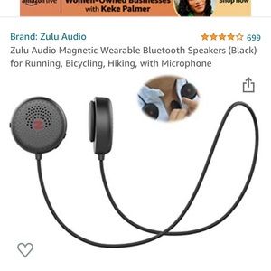 Zulu audio magnetic Bluetooth speakers for running biking